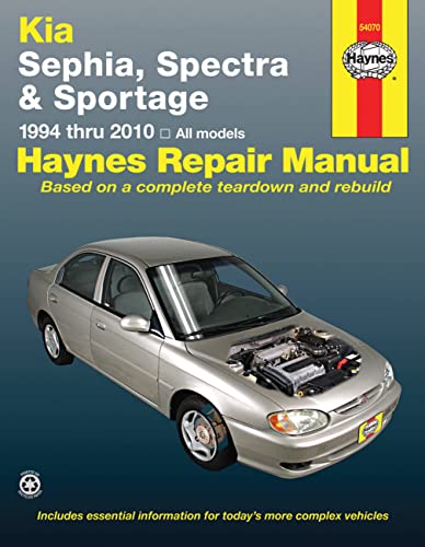 Kia Sephia (94-01), Spectra (00-09) & Sportage (05-10) Haynes Repair Manual
