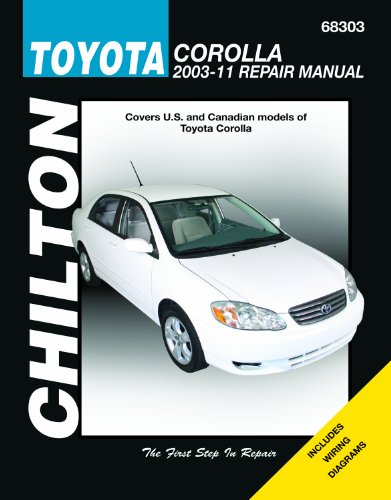 Chilton Total Car Care Toyota Corolla 2003-2011 Repair Manual
