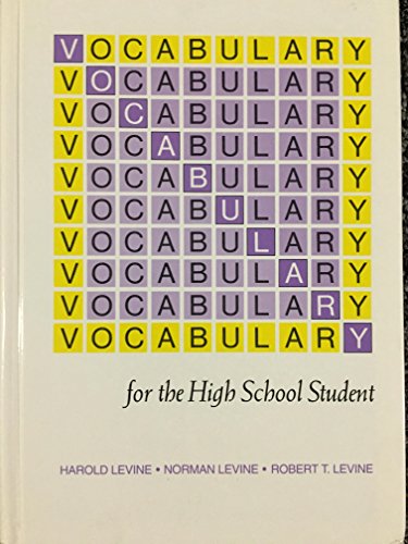 Vocabulary for the High School Student