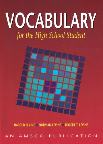 Vocabulary for the High School Student