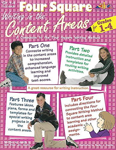 Teaching & Learning Company Four Square Writing in the Content Areas Workbook, Grades 1 - 4
