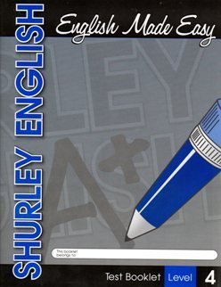 2007 Shurley Method English Test Booklet Level 4
