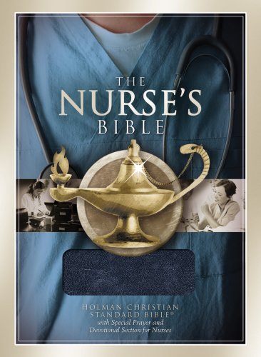 The Nurse's Bible: Holman Christian Standard Bible, Blue, Bonded Leather