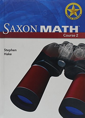 Saxon Math Course 2, Texas Edition
