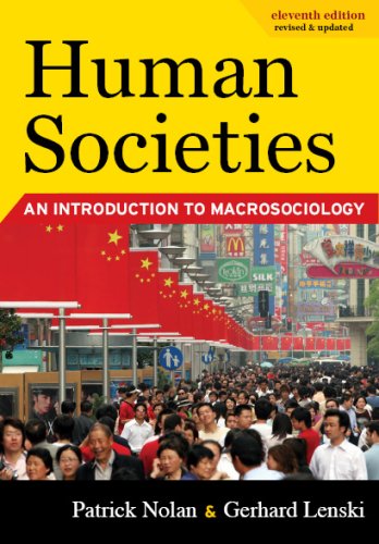 Human Societies: An Introduction to Macrosociology