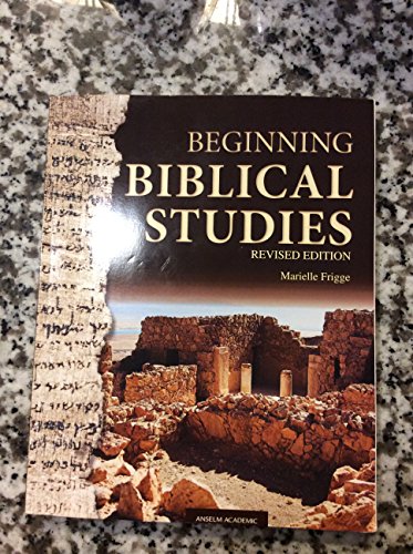 Cover of Beginning Biblical Studies: Revised Edition by Frigge, OSB  Marielle, paperback Book