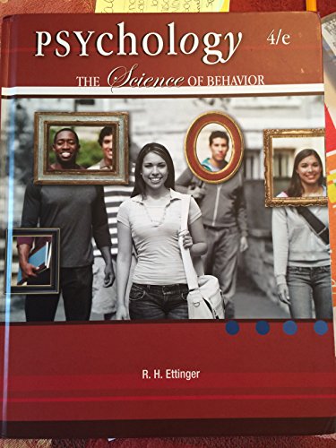 PSYCHOLOGY:SCIENCE OF BEHAVIOR