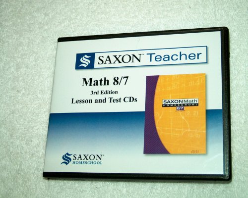 Saxon Teacher for Math 8/7, 3rd Edition