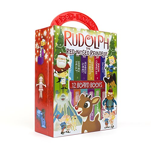 Rudolph The Red Nose Reindeer Book Block Deluxe My First Library 9781605538198