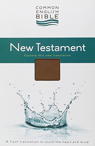 CEB Common English Bible New Testament Decotone: DecoTone Tan/Chocolate Brown