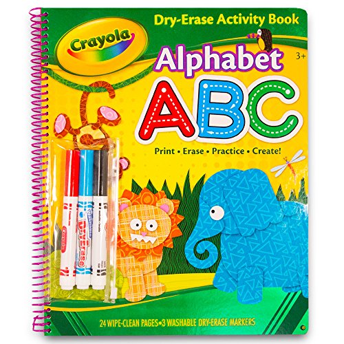 Bendon Publishing Crayola Spiral Wipe Off Book - Alphabet ABC