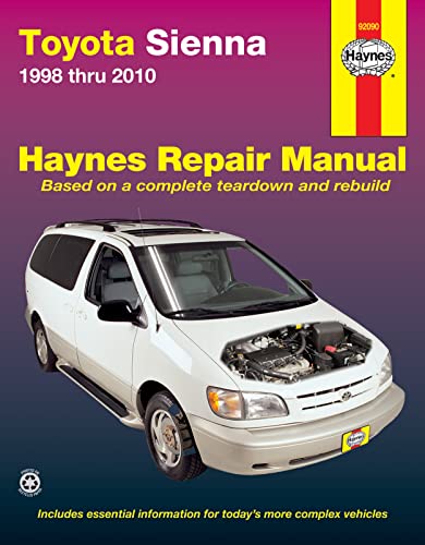 Toyota Sienna (1998-2010) Haynes Repair Manual (USA) (Paperback)