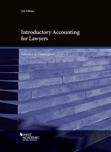 Introductory Accounting for Lawyers (American Casebook Series)