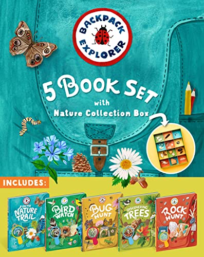 Backpack Explorer 5-Book Set with Nature Collection Box