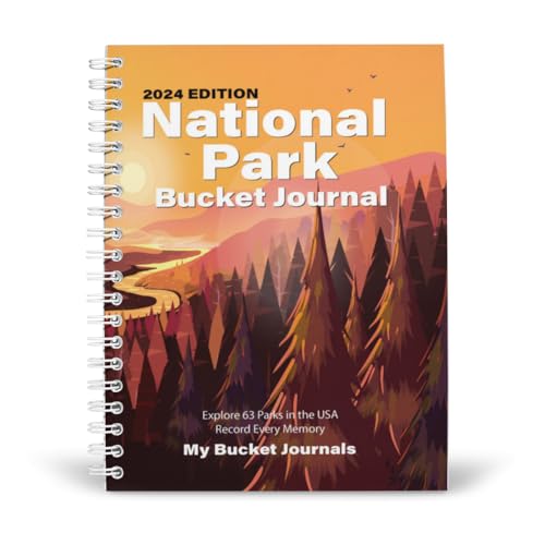 Bucket Journal 2024 National Park Perfect Travel Journal, Adventure Book, Camping Journal, and Trip Planner - Gift for Outdoor Summer Vacation Road Trips - Includes New River Gorge Park [Spiral-bound] [Spiral-bound] [Spiral-bound]