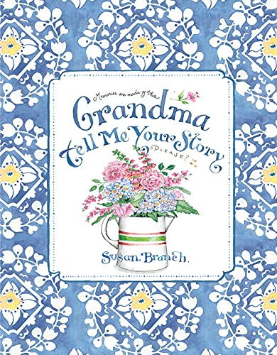 Cover of Grandma Tell Me Your Story (Blue): Keepsake Journal by New Seasons, Hardcover Book