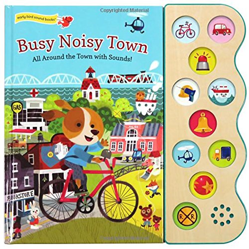 Busy Noisy Town: Interactive Children's Sound Book (10 Button Sound)