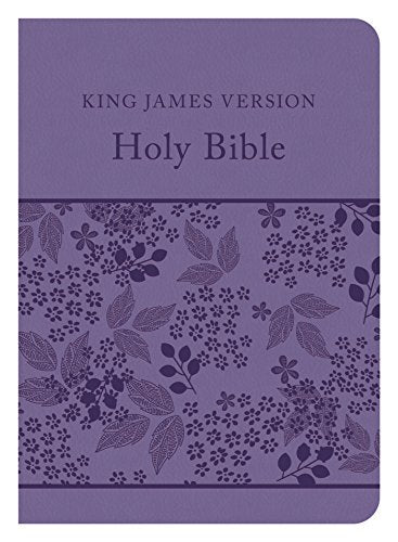 Cover of Holy Bible: King James Version, Purple, Gift & Award, Reference Edition by Barbour Publishing, leather_bound Book