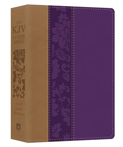 The KJV Study Bible - Large Print [Violet Floret] (King James Bible)