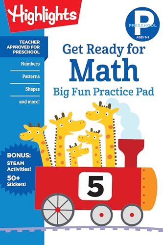 Preschool Get Ready for Math Big Fun Practice Pad (Highlights Big Fun Practice Pads)