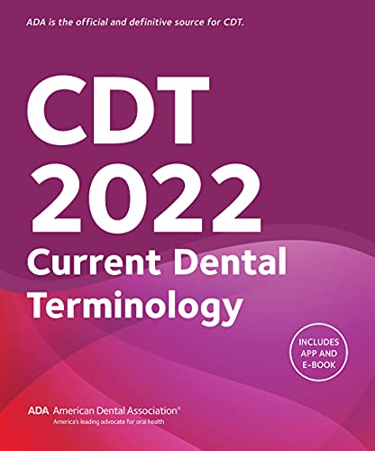 CDT 2022: Current Dental Terminology Book and App