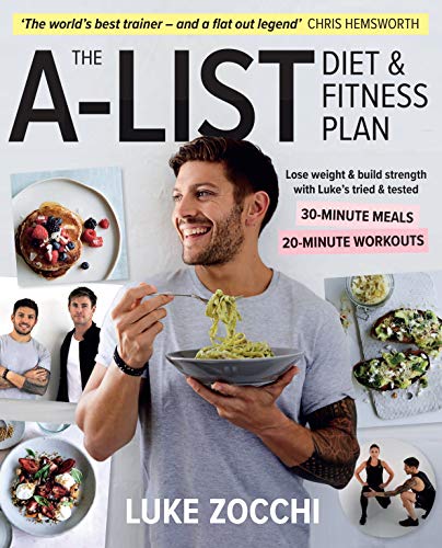 Cover of The A-List Diet & Fitness Plan by Luke Zocchi, paperback Book