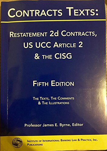 CONTRACTS TEXTS:RESTATEMENT 2D CONTRCT