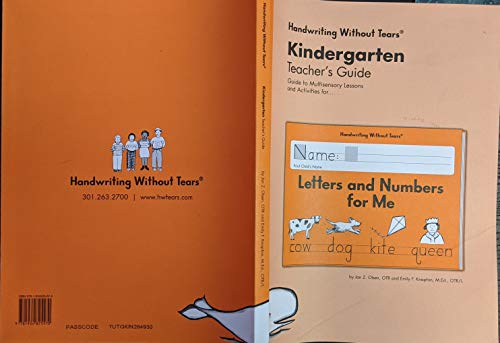 Cover of Handwriting Without Tears - Grade K by Jan Olsen, Hardcover Book