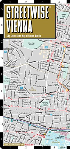 Streetwise Vienna Map - Laminated City Center Street Map of Vienna, Austria