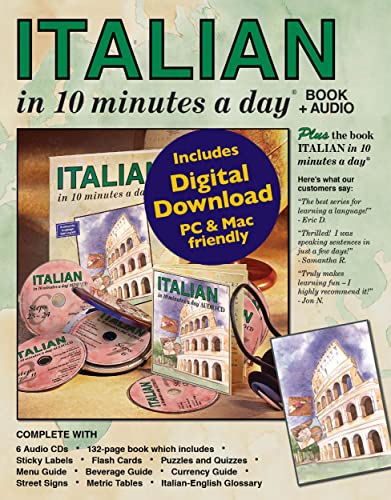 ITALIAN in 10 minutes a day BOOK + AUDIO