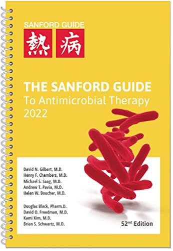 The Sanford Guide to Antimicrobial Therapy 2022 (Spiral Edition)