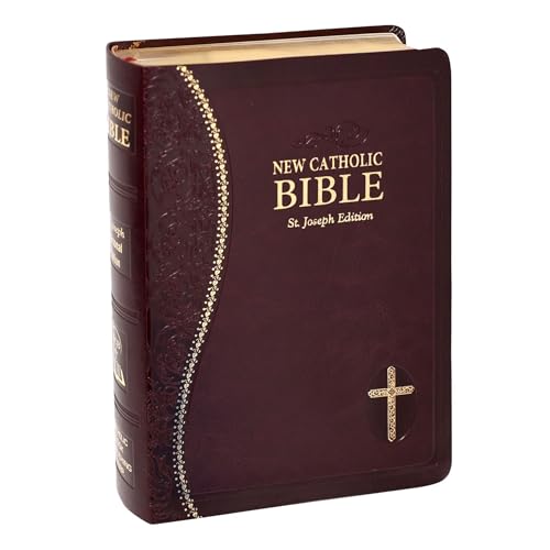 New Catholic Bible Medium Print Dura Lux (Burgundy)