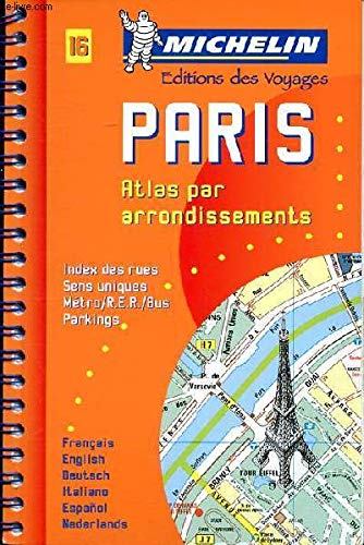 Michelin Paris Pocket Atlas (by Arrondissements) Map No. 16