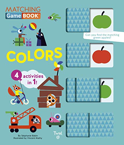 Colors Matching Game Book: 4 Activities in 1! (Matching Game Books, 3)