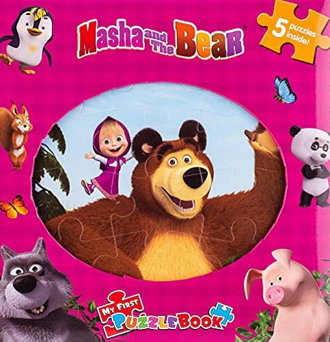 Phidal - Masha & the Bear My First Puzzle Book - Puzzles for Kids and Children Learning Fun