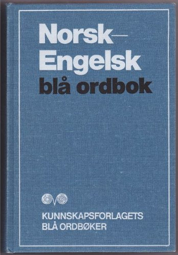 Norsk-Engelsk Bla Ordbok / Norwegian-English Dictionary