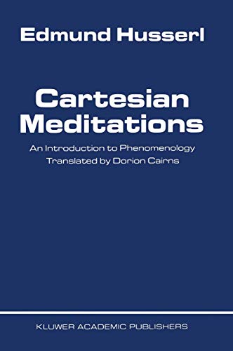 Cartesian Meditations: An Introduction to Phenomenology
