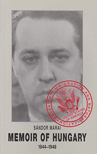 Memoir of Hungary 1944-1948