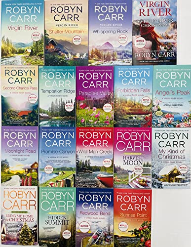 Virgin River Series Complete Set (Books 1-18): My Kind of Christmas, Sunrise Point, Redwood Bend,hidden Summit, Bring Me Home for Christmas, Harvest Moon, Wild Man Creek, Promise Canyon, Moonlight Road, Angel's Peak, Forbidden Falls ...