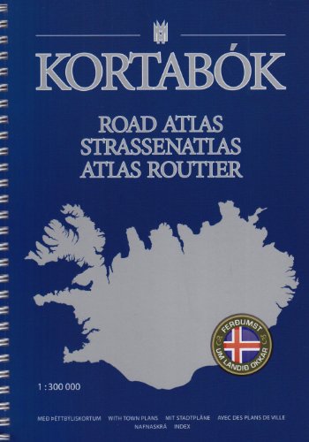 Iceland Road Atlas (Kortabok)
